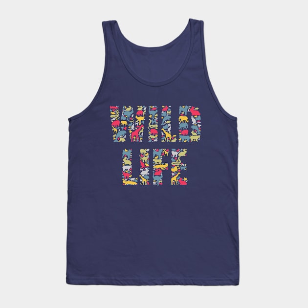 WILD LIFE Tank Top by hbwdesigns